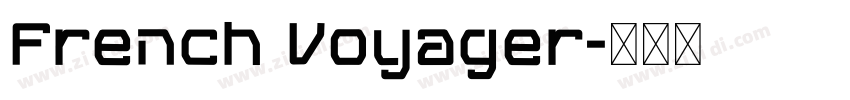 French Voyager字体转换